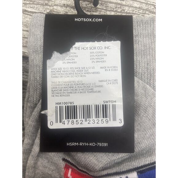 Hotsox Mens Police Socks, Sweatshirt Grey Heather, 1 Pair, Mens Shoe 6-12.5 {23} - Picture 8 of 8